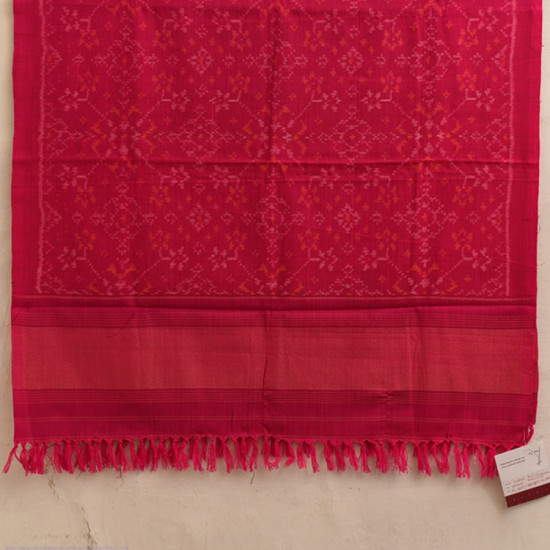 shop Handwoven Woolen Ikat Patola Shawl ~ ~ Panchratna Ikat 