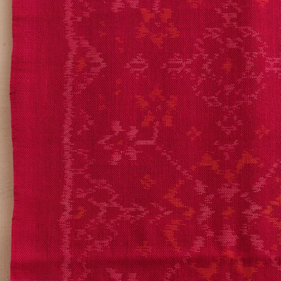 shop Handwoven Woolen Ikat Patola Shawl ~ ~ Panchratna Ikat 