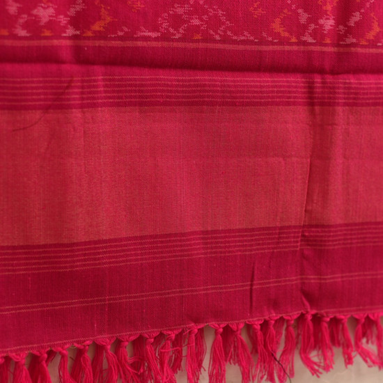 shop Handwoven Woolen Ikat Patola Shawl ~ ~ Panchratna Ikat 