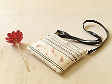 Dots & weaves ~ Tangaliya Purse / Sling Bag - Off White