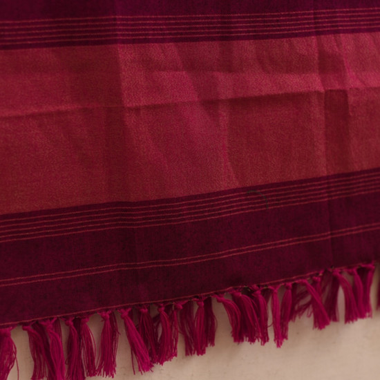 shop Handwoven Woolen - Patola Shawl Rani Pink