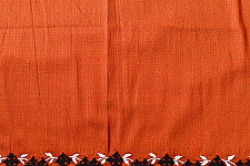 Embroidered Blouse Piece ( Unstitched )  - Cotton + Silk 