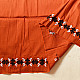 Embroidered Blouse Piece ( Unstitched ) -brown
