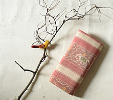 Champa - Chakli . चंपा - चकली ~ Patola Cotton Saree - Light Pink