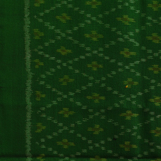 shop Handwoven Woolen Ikat Patola Shawl- Green