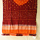Kutchi Bhujodi Weaving - Bandhani ( Tie-dyed ) Woolen Shawl - Maroon