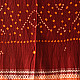 Kutchi Bhujodi Weaving - Bandhani ( Tie-dyed ) Woolen Shawl - Maroon