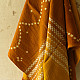 Kutchi Bhujodi Weaving - Bandhani ( Tie-dyed ) Woolen Shawl - Mustard Yellow