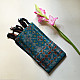 shop Blue - handloom silk cotton patola ikat stole