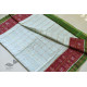 shop Patola Silk Handwoven saree White & Red