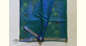 shop Patola Silk Handwoven saree - Blue & Green Dhoop Chhaon