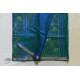 shop Patola Silk Handwoven saree - Blue & Green Dhoop Chhaon