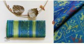 shop Patola Silk Handwoven saree - Blue & Green Dhoop Chhaon