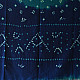 Kutchi Bhujodi Weaving - Bandhani ( Tie-dyed ) Woolen Blue Shawl