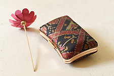 A pocket full of joy ~ Patola Clutch Black Purse / Sling Bag