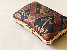 A pocket full of joy ~ Patola Clutch Black Purse / Sling Bag