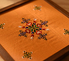 Joyance | Soof Platter / Embroidered Serving Tray