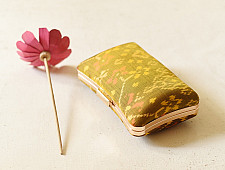 A pocket full of joy ~ Patola Clutch Golden Purse / Sling Bag