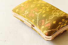 A pocket full of joy ~ Patola Clutch golden Purse / Sling Bag