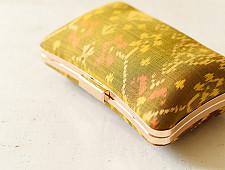 A pocket full of joy ~ Patola Clutch Golden Purse / Sling Bag