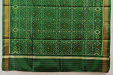 Rasika . रसिका ~ Patola Silk Dupatta ~ Dark Green