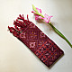 shop handloom silk cotton patola ikat Maroon stole