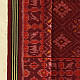 shop handloom silk cotton patola ikat Maroon stole