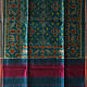 shop handloom silk cotton patola ikat blue stole