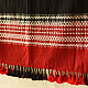 Kutchi Bhujodi Weaving - Bandhani ( Tie-dyed ) Woolen Shawl -  Black & Red