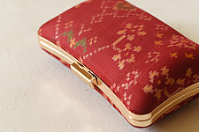 A pocket full of joy ~ Patola Maroon Clutch Purse