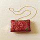 shop Patola Maroon Clutch Purse