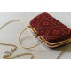 shop Patola Silk Purse / Sling Maroon Bag