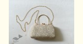 shop handmade Patola Silk Purse / Sling Off White Bag 