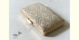 A pocket full of joy ✧ Patola Silk Clip Clutch / Sling Handbag - Off White