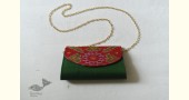 shop handmade Patola Purse Green & Golden Bag 