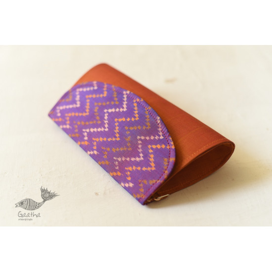 shop handmade Patola Purse Golden & Purple