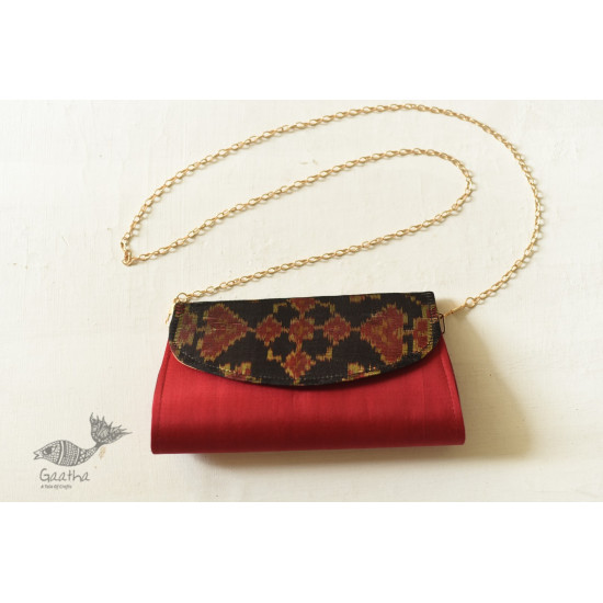 shop handmade Patola Purse Red & Black