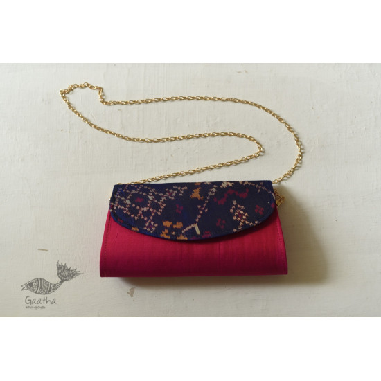 shop handmade Patola Purse pink