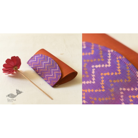 shop handmade Patola Purse Golden & Purple