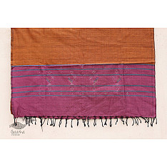 Tangaliya ~ Dupatta ~ Brown and Pink