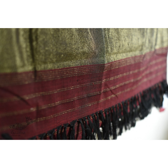 shop patola woolen shawl-Maroon