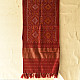 shop Woolen Patola Muffler ~ Maroon Diamond 