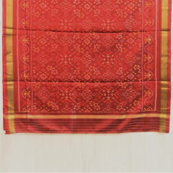 Rasika . रसिका ~ Patola Silk Dupatta ~ Maroon