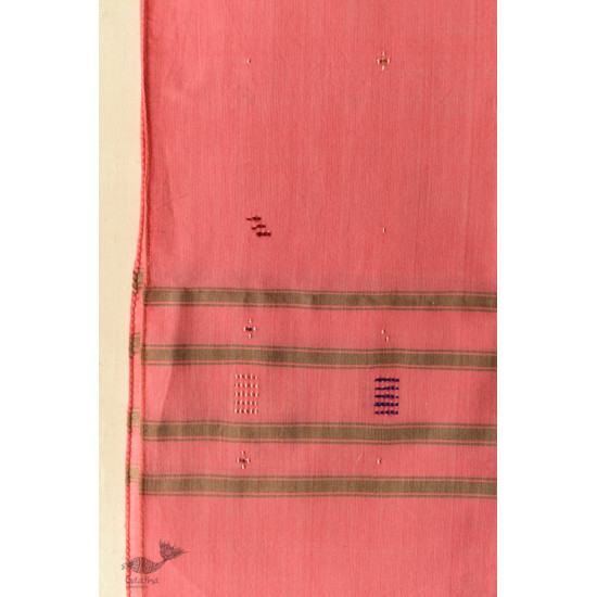 shop Handwoven Tangaliya Cotton Pink Stole