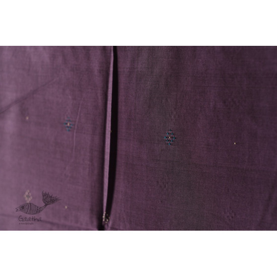 shop Handwoven Tangaliya Cotton Purple Stole