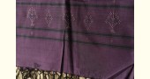 shop Handwoven Tangaliya Cotton Purple Stole