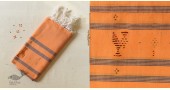 shop Handwoven Tangaliya Cotton Stole - Orange