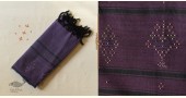 shop Handwoven Tangaliya Cotton Purple Stole