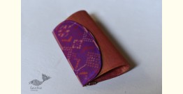 A pocket full of joy ~ Patola Clutch Purse - Golden & Purple