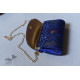 shop handmade Patola Purse / Sling Blue Bag 